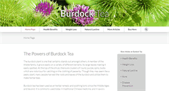 Desktop Screenshot of burdocktea.net